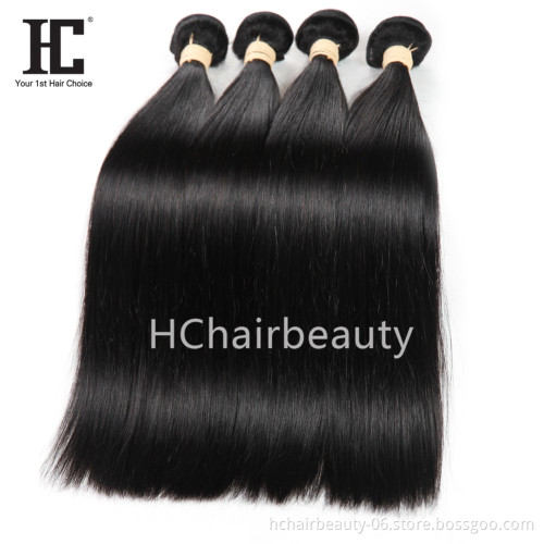 Straight Bundles With Closure Brazilian Hair Weave Bundles With Closure Human Hair Bundles With Closure Hair Extension